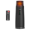 24” Full-Circle Warmth Ceramic Heater with Remote - Black - CT24362