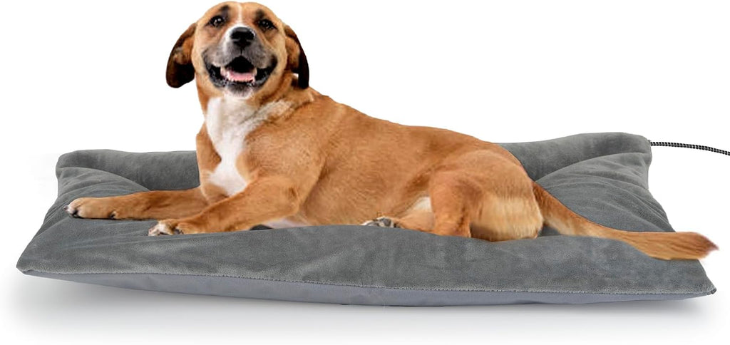 Outdoor Dog Heating Pad, 35.4" x 23.6", 80W, Grey