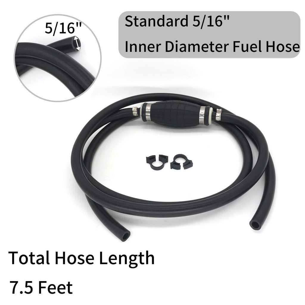 5/16" 7.5FT Outboard Fuel Line Kit for Suzuki Marine Boat Motors Engines