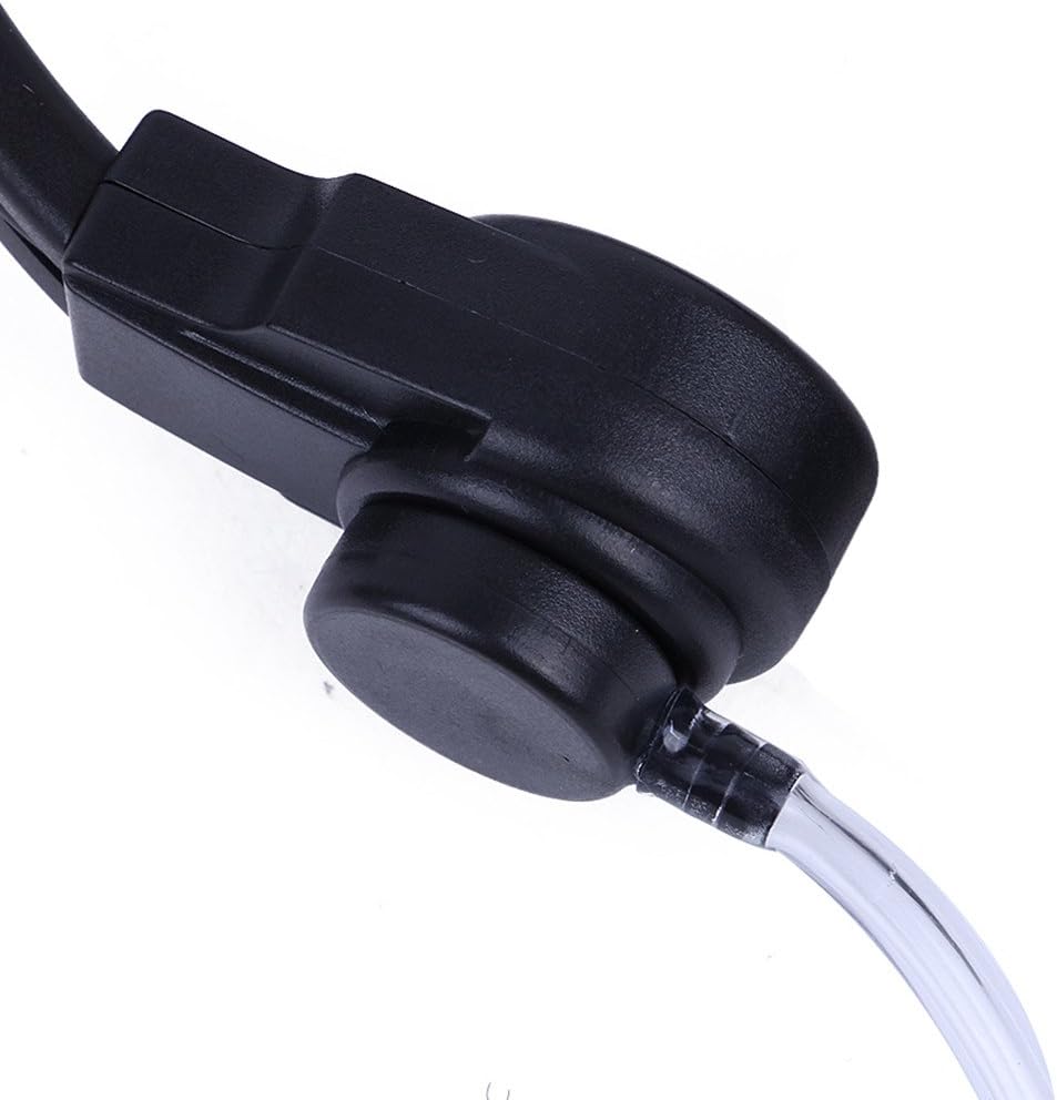 3.5MM Plug Adjustable Throat Mic Anti-Noise Tactical Neckband Vocal Hands-Free in-Ear Military Air Tube Covert