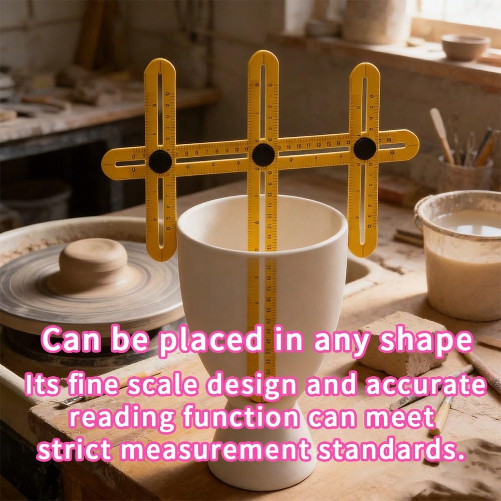 Clay Throwing Gauge Set Pottery Height Measuring Ruler