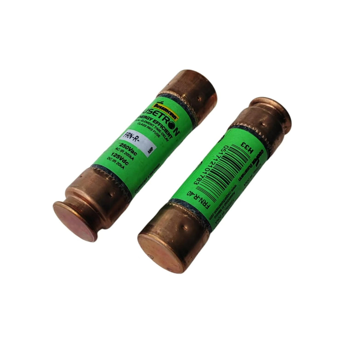 2pcs FRN-R-50 50A 250V Dual Element Time Delay Fuse