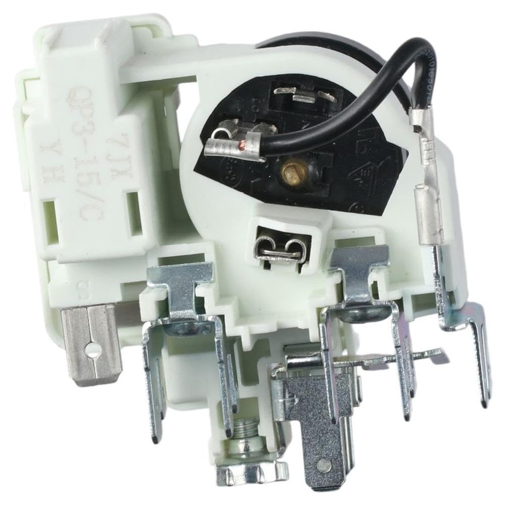 PTC Starter Freezer Overload Protector Compressor Relay White QP3-15/C for Refrigerator