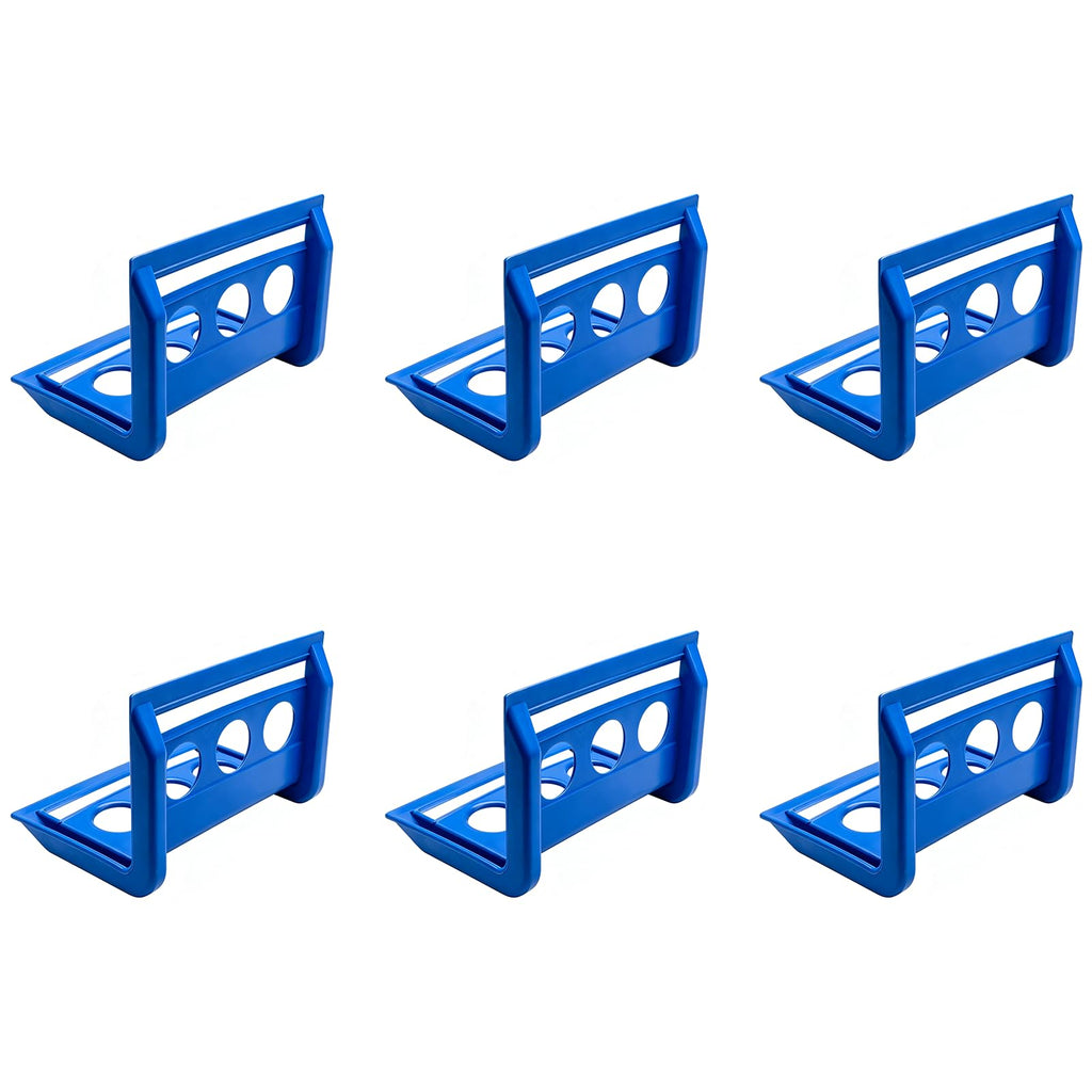 10 PCS Edge Corner Tie Down Protector Plastic Cargo Strap Edge Protector for Cargo Loading Protection (Blue)