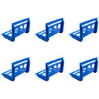 10 PCS Edge Corner Tie Down Protector Plastic Cargo Strap Edge Protector for Cargo Loading Protection (Blue)