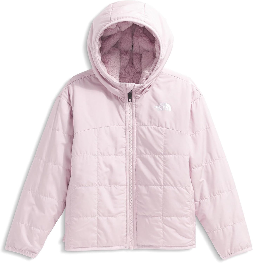 THE NORTH FACE Girls Reversible Shasta Full Zip Hooded Jacket | Water Repellent Puffer Coat, Synthetic Insulation