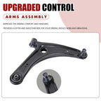 8pc Front Control Arm fits for 2008-2017 Mitsubishi Lancer Outlander