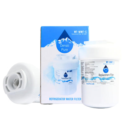 Replacement for General Electric ZFSB26DRKSS Refrigerator Water Filter - Compatible with General Electric MWF, MWFP Fridge Water Filter Cartridge