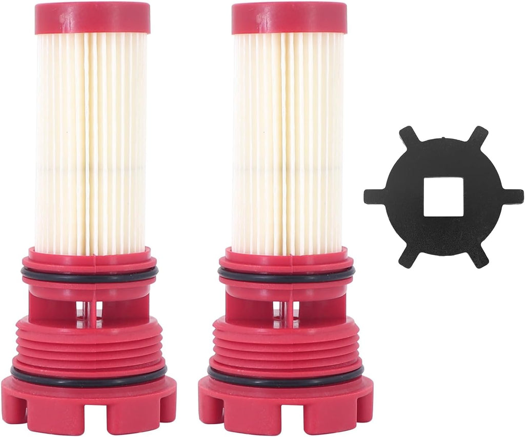 2Pcs Fuel Filter w/Removal Tool for Mercury Optimax Verado Outboard