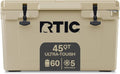 45 QT Ultra-Tough Hard Cooler | Portable Hard Ice Chest Box for Beach, Drinks, Camping, Picnic, Fishing, Boat and