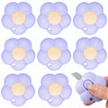 8 Pack Mini Box Cutter Retractable Flower Utility Knife, Purple