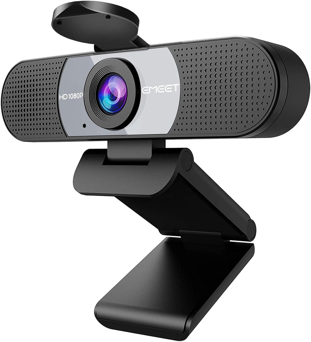 C960 1080P Webcam with Microphone, 2 Mics, 90° FOV, Computer Camera | Fixed Focus, Plug&Play for