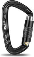T-Fly Auto Locking Climbing Carabiner Clips 25KN (5620 lbs), Heavy Duty Carabiners for Rock/Ice Climbing, Rappelling