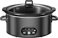 Slow Cooker 8 Quart, Large Slow Cooker, Ceramic Nonstick Coating, 3 Adjustable Temp Multi Cookers with Dishwasher