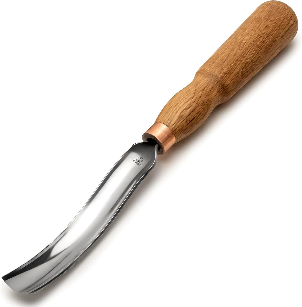 Wood Carving Gouge 7L/22 Spoon Carving Tools, Chisels - Bowl Gouge, Wood Curved Chisel - Whittling Spoon Knife