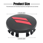 4Pcs 6CZ27RM8AA 63mm 2.5" Wheel Center Cap Covers, Replacement for Dodge Charger, Challenger, Durango Replace