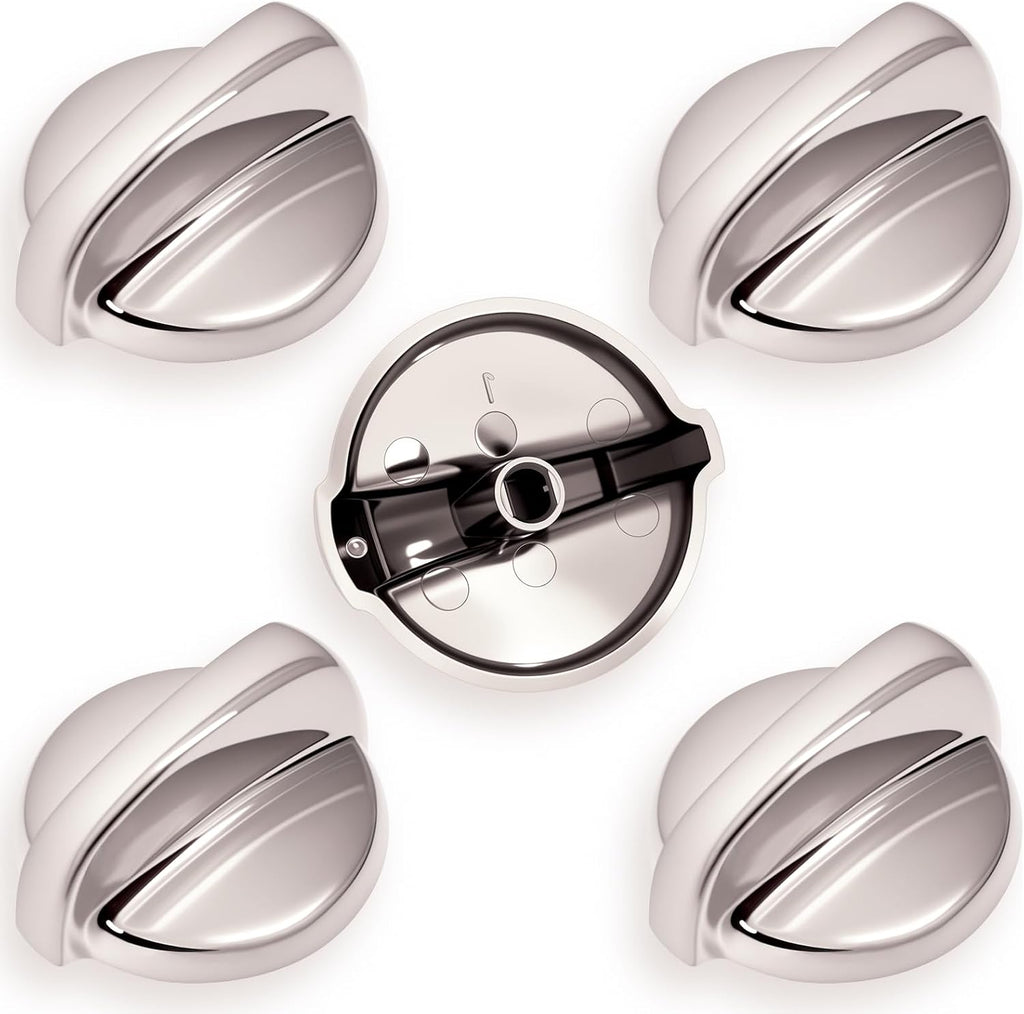 WB03T10284 Oven Knobs Replacements for GE, Stove Knobs for GE, 5 Pack | GE Replacements Surface Burner Control