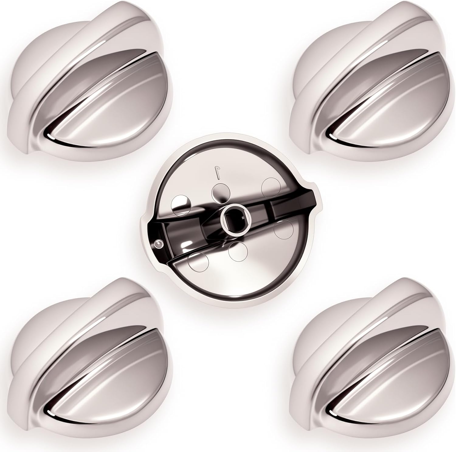 WB03T10284 Oven Knobs Replacements for GE, Stove Knobs for GE, 5 Pack | GE Replacements Surface Burner Control