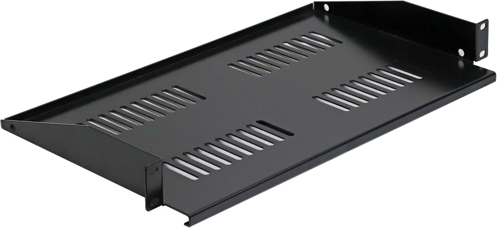 AEONS 1U Universal Server Shelf Rack Mount Vented Cantilever Center Mount Shelf 19" Server -10“ Depth Fixed Server Rack Cabinet Shelf-2 Pack