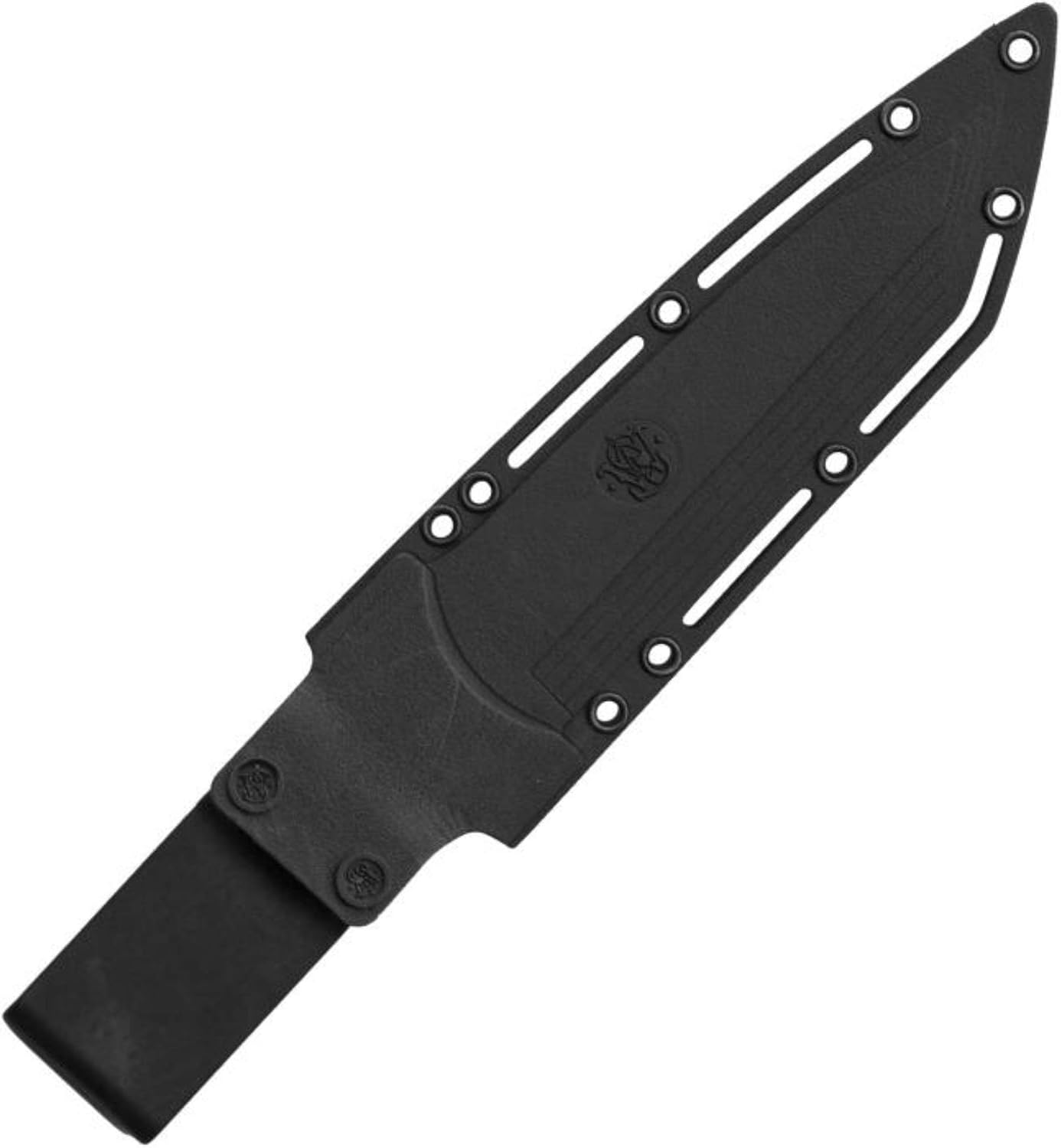 10.6in High Carbon S.S. Fixed Blade Knife with 5.2in Tanto Blade and TPE Handle for Outdoor, Tactical, Survival and EDC