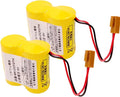 5000mAh BR-CCF2TH 6V Lithium Replacement Battery for FANUC A06B-6073-K001 A98L-0001-0902, Brown Connector (Pack of 2)