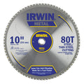 IRWIN Tools Metal-Cutting Circular Saw Blade, 10-inch, 80T (4935561)