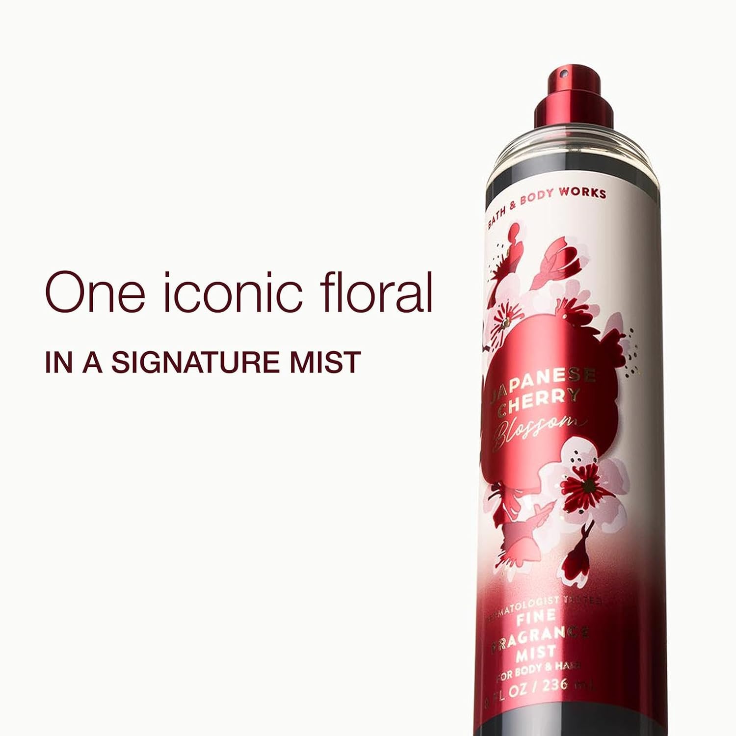 Japanese Cherry Blossom Fine Fragrance Mist, Body Spray & Perfume for Women, Long-Lasting Personal Fragrance, Iconic