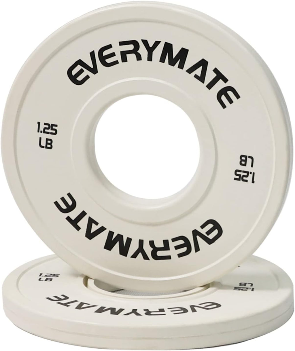 Change Weight Plates 1.25LB 2.5LB 5LB Set Fractional Plate Olympic Bumper Plates for Cross Training Bumper Weight