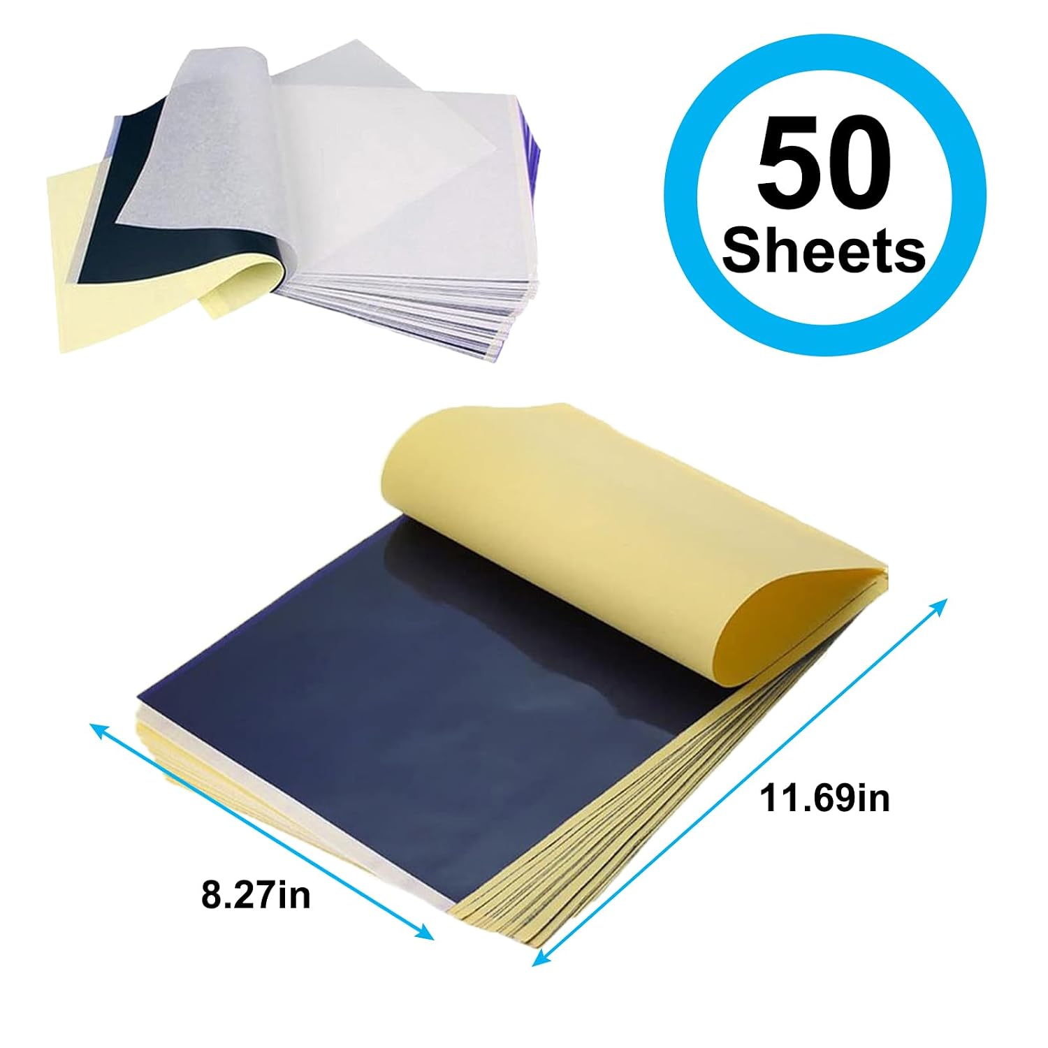 Tattoo Transfer Paper 50 Sheets Tattoo Stencil Paper Tattoo Supplies