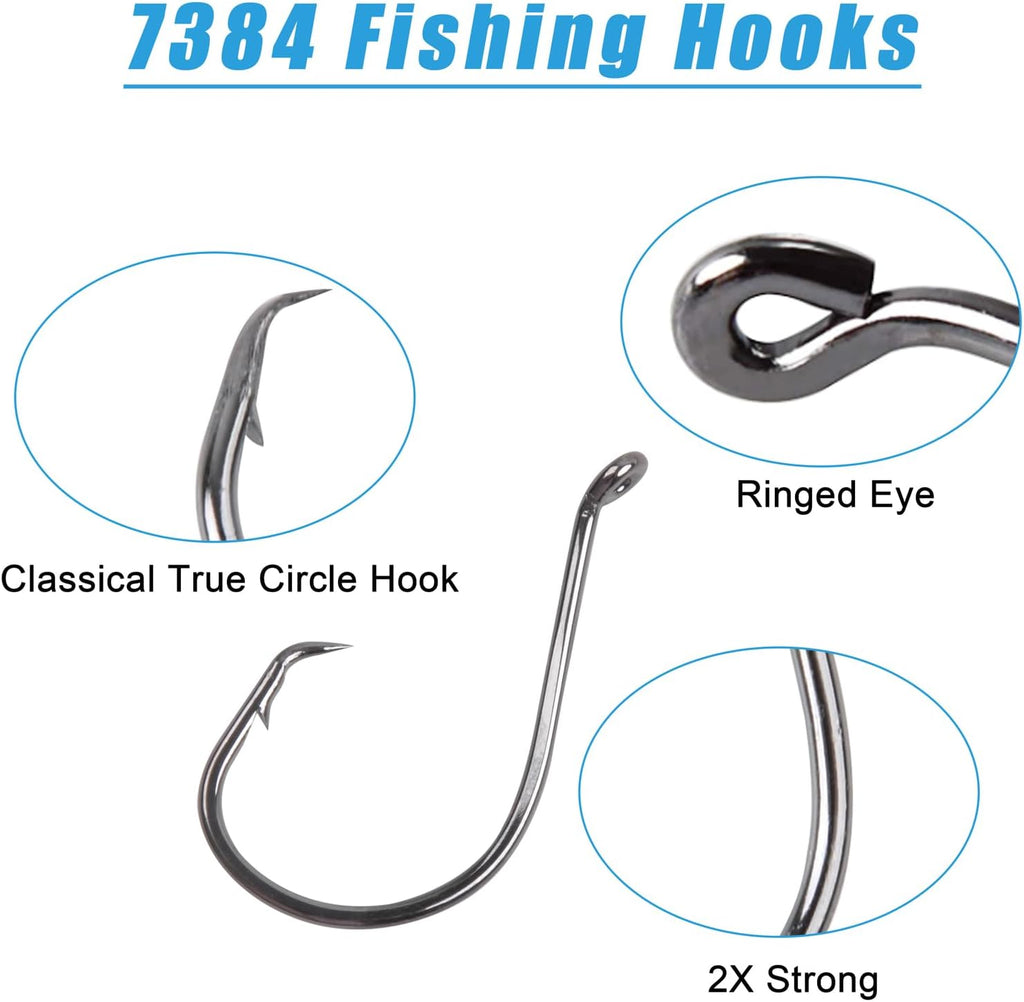 Fishing Hooks Sinkers Snap Swivels Assortment 150pcs Fishing Terminal Tackle Kit Baitholder Octopus Circle Hooks