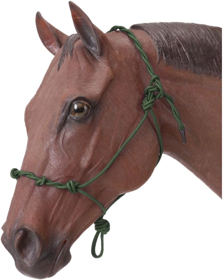 Tough1 Knotted Rope Halter with Twisted Crown