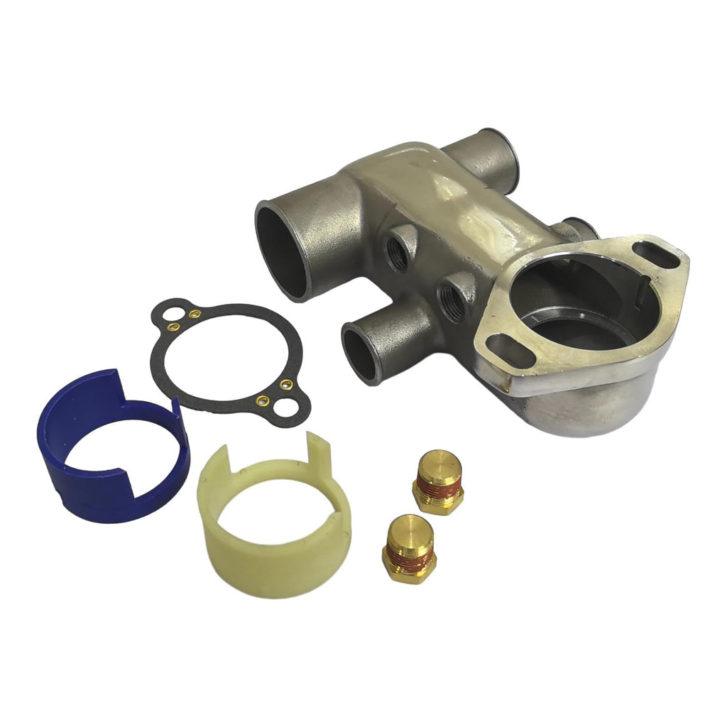 Csygmdty New Thermostat Housing Kit Compatible with Mercruiser 861006A 87290A4 Replacement for 18-1989