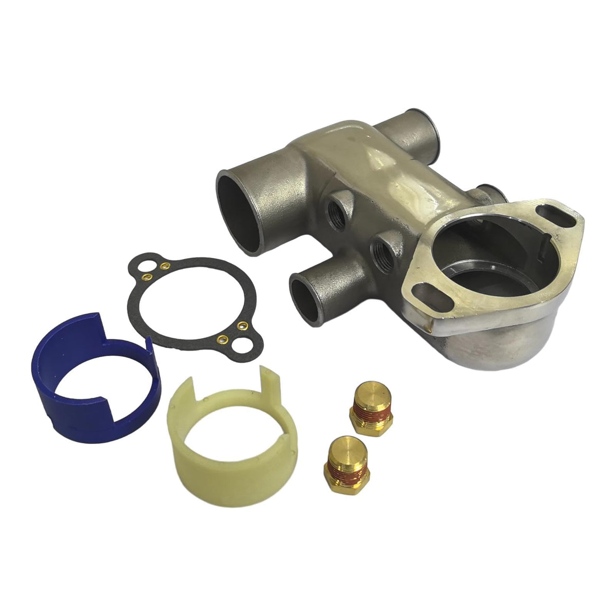 Csygmdty New Thermostat Housing Kit Compatible with Mercruiser 861006A 87290A4 Replacement for 18-1989
