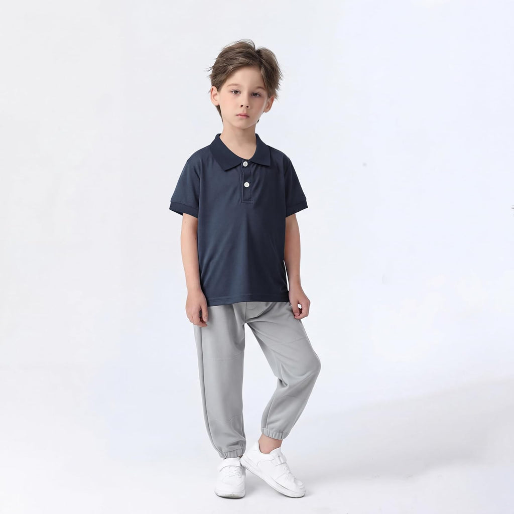 Boy Polo Shirt Pique School Uniform Shirt for Kid Golf Top Youth Boy 5-14Y | Polo Shirt for Boys Youth,Short Sleeve