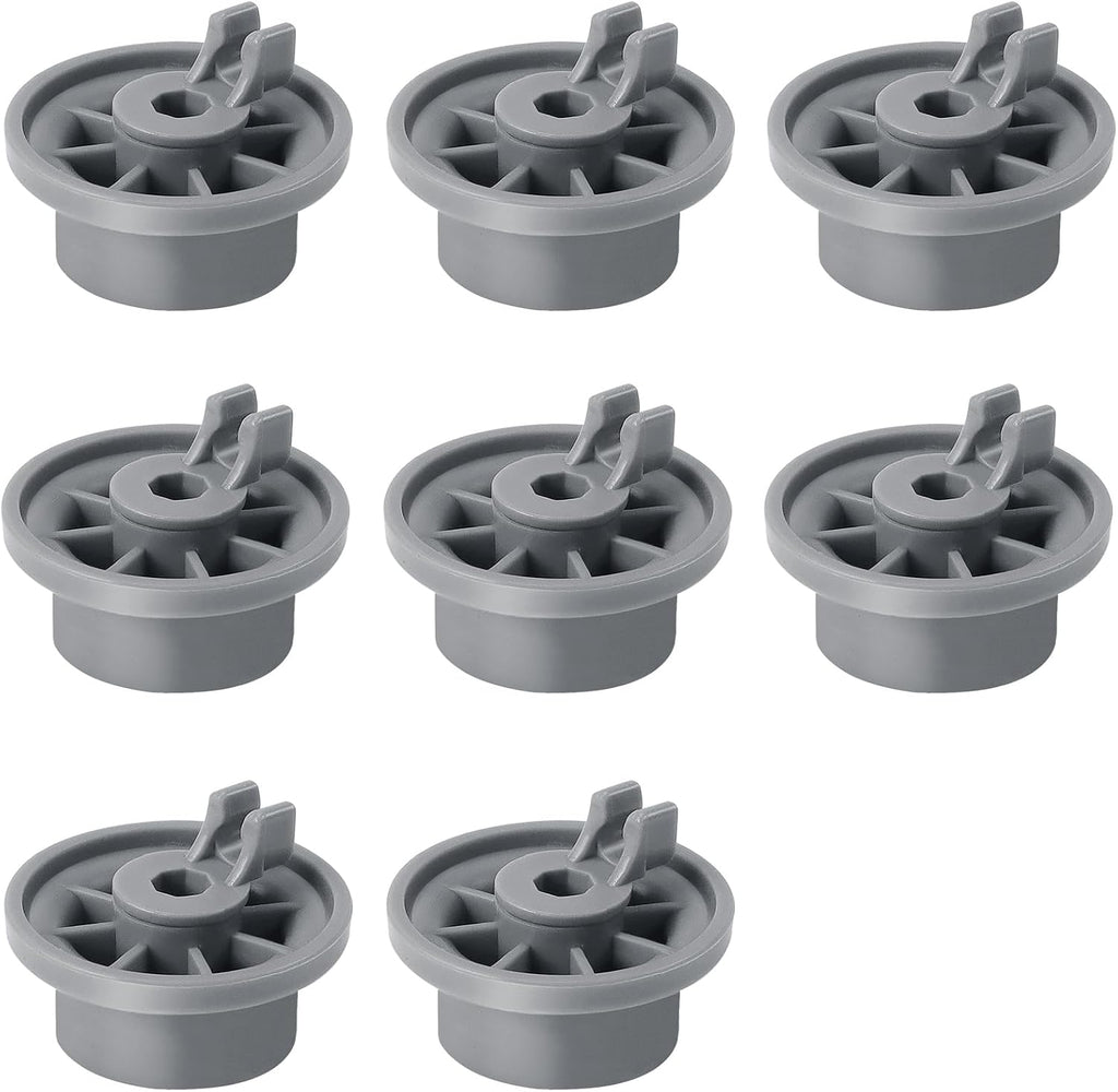8 Pack 165314 Dishwasher Wheel Lower Rack Wheel Fit for Bosch Kenmore