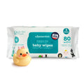 WipeEssentials Baby Wipes for Newborn Care, Unscented - 3 Pack 240 Count | Water-Based, Alcohol-Free Gentle Diaper