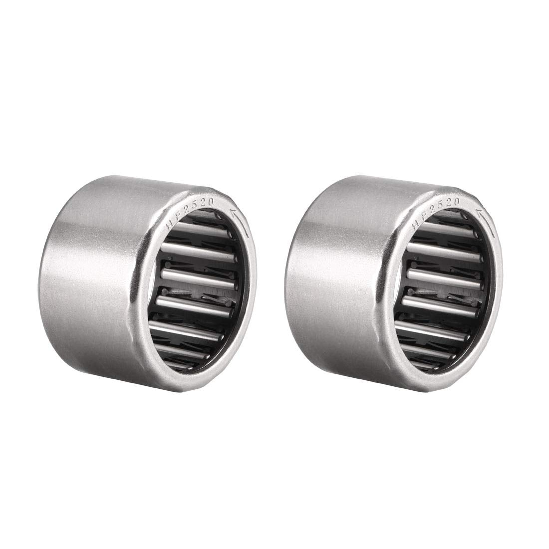 uxcell Needle Roller Bearings 25mm Bore 32mm OD 20mm Width 2pcs