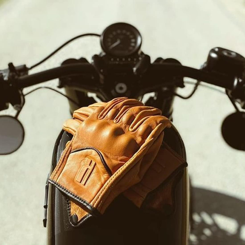 Mens Touchscreen Full Finger Motorcycle Riding Gloves GM028