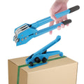Pallet Banding Strapping Kit Packaging Strapping Tool, Poly Strapping Tensioner & Cutter, 1000N Manual Strapping