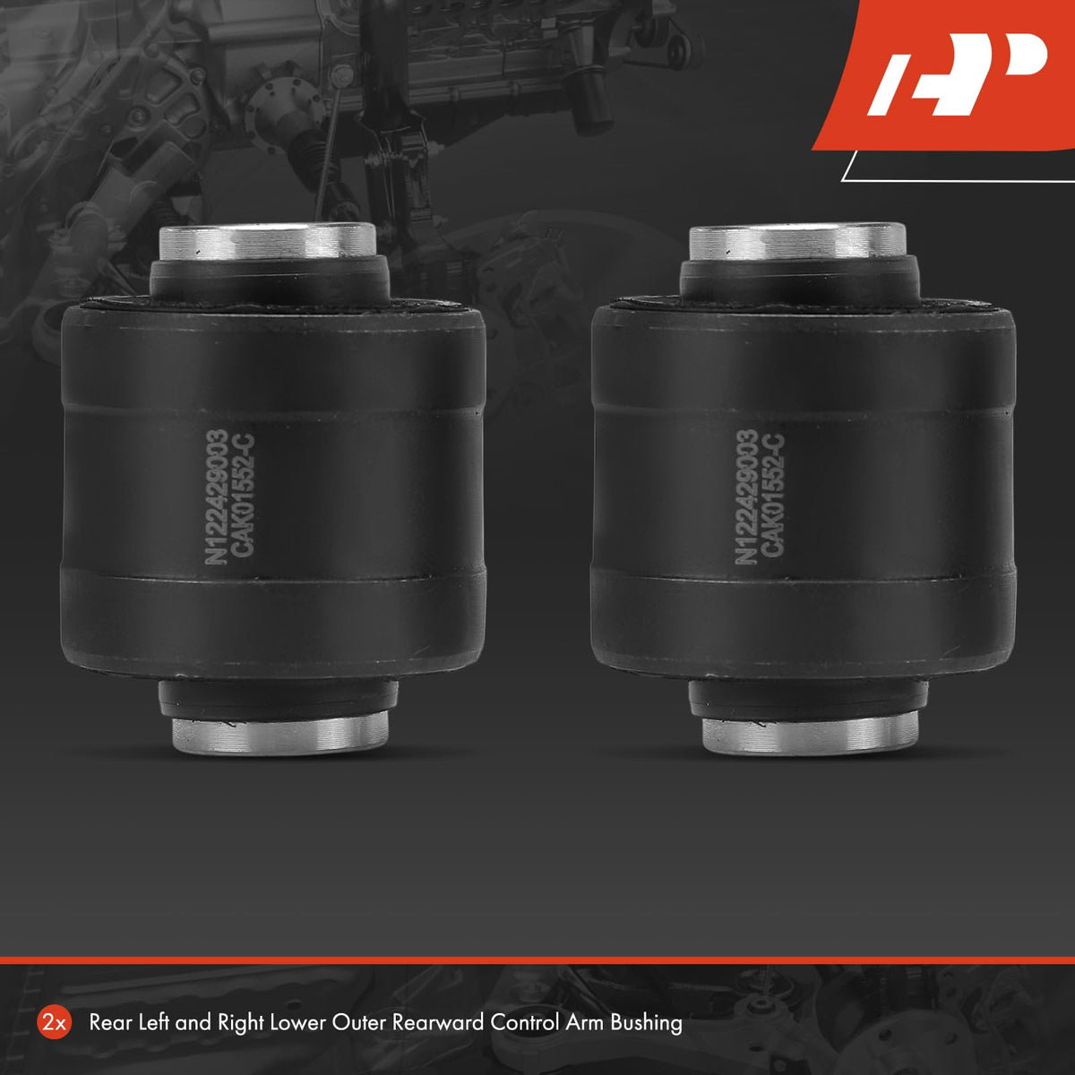 A-Premium 2 x Rear Outer Rearward Lower Control Arm Bushing Kit