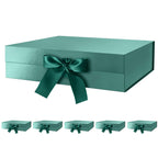 6 Large Gift Boxes with Lids for Presents 13x9.7x3.4 Inches