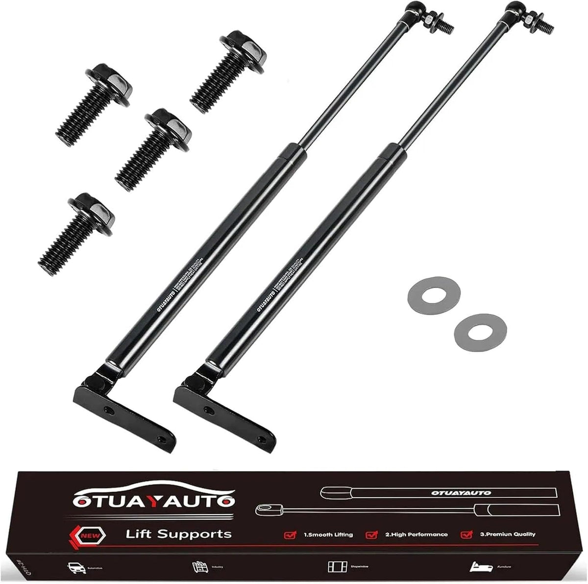 OTUAYAUTO PM3074LR Rear Hatch Shock Struts Replacement for 2010-2014 Subaru Legacy Outback 2.5i/3.6R/Base/Limited Wagon Set Tailgate Lift Supports Gas Spring 63269AJ00A (Pack of 2)