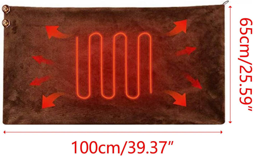 Soft Heated Blanket USB Electric Blanket 39.37x25.59in Heating Blankets | Electric Heated Throw Blankets Warm