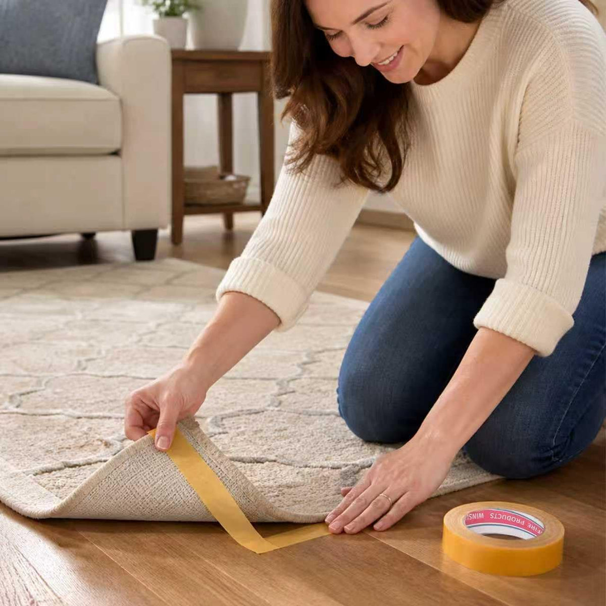 Carpet Tape Double Sided, 2 Inch/16 Yards