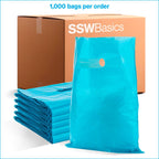 Teal Blue Plastic Merchandise Bags (9x12) - Pack of 1,000