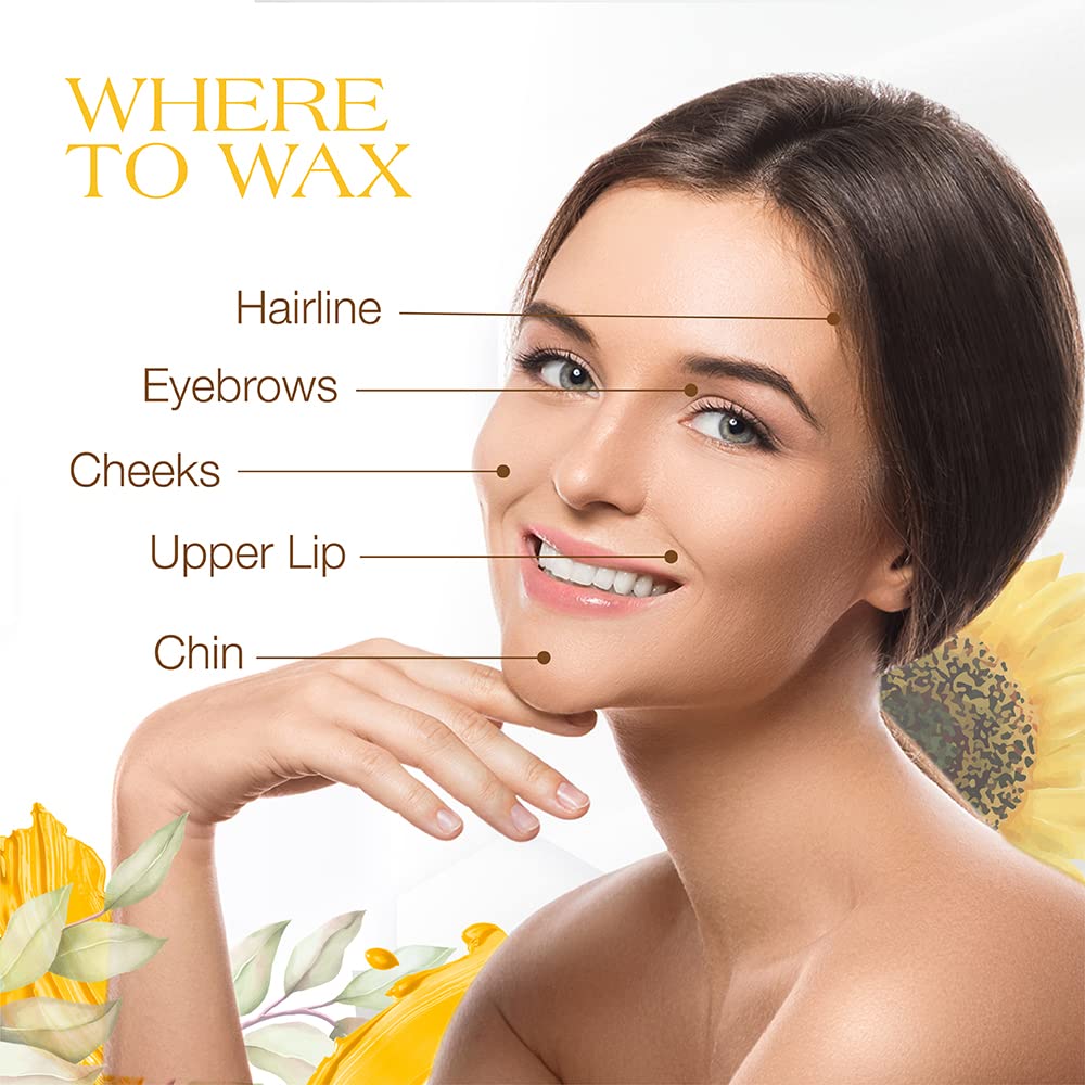 Wax Strips Non Woven for Hair Removal - Small Cloth Epilating Waxing Strips for Face and Bikini Line, 100 Strips