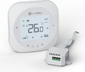Smart WiFi Thermostat for Home, Programmable Thermostat with C-Wire Adapter, 3H/2C for Heat Pump & Conventional