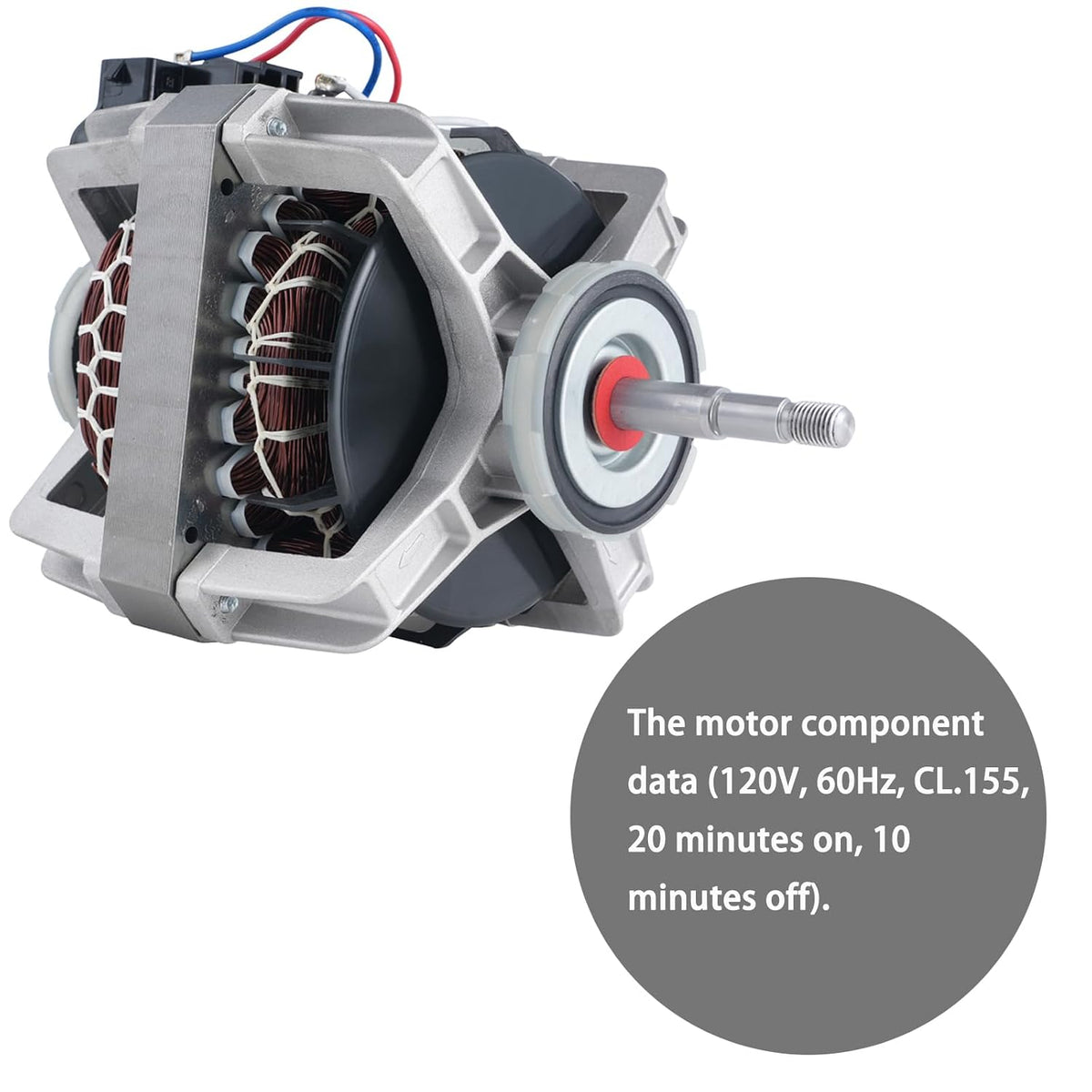 DFS270ZSEL1 Dryer Motor for Samsung DV42H5000EW/A3, DV45H7000EW/A2, DV42H5200EW/A3, DV42H5200GF/A3, DV40J3000EW/A2, DV365ETBGWR/A3, DV48H7400EW/A2, Replacement DC31-00055G.