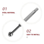 4pcs Adjustable Bore Gauge Set with Steel Flat Head, Precision