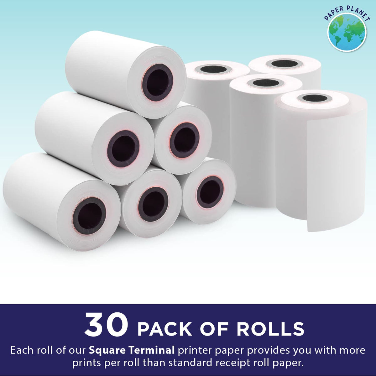 Thermal Receipt Paper for Square Terminal | SPD2-01 | 30 Rolls